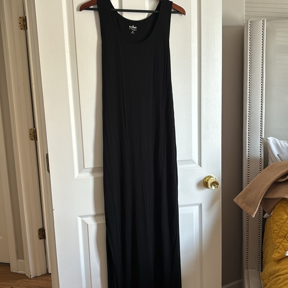 EUC NYC Maxi dress with ties